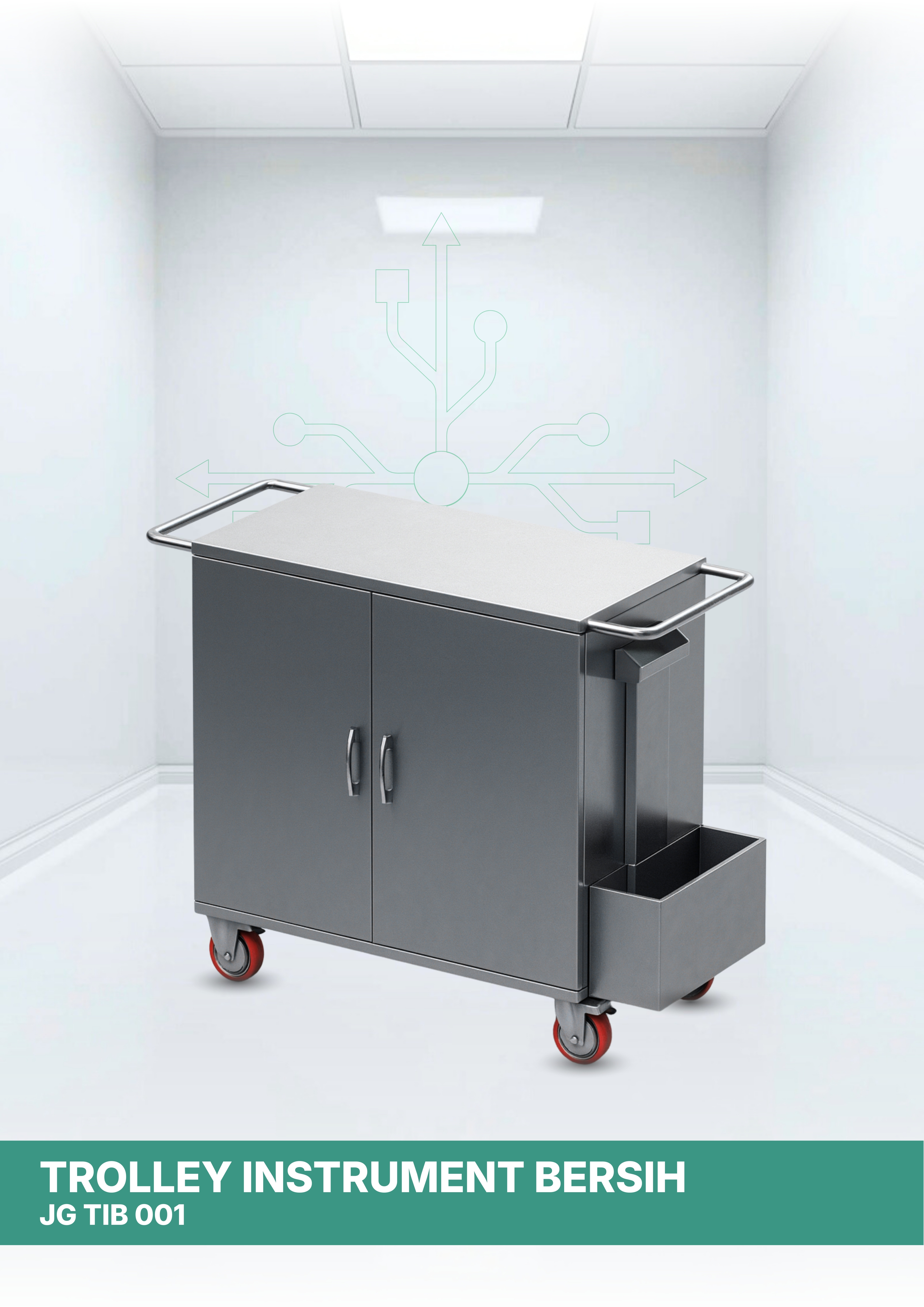 Trolley Instrument Bersih