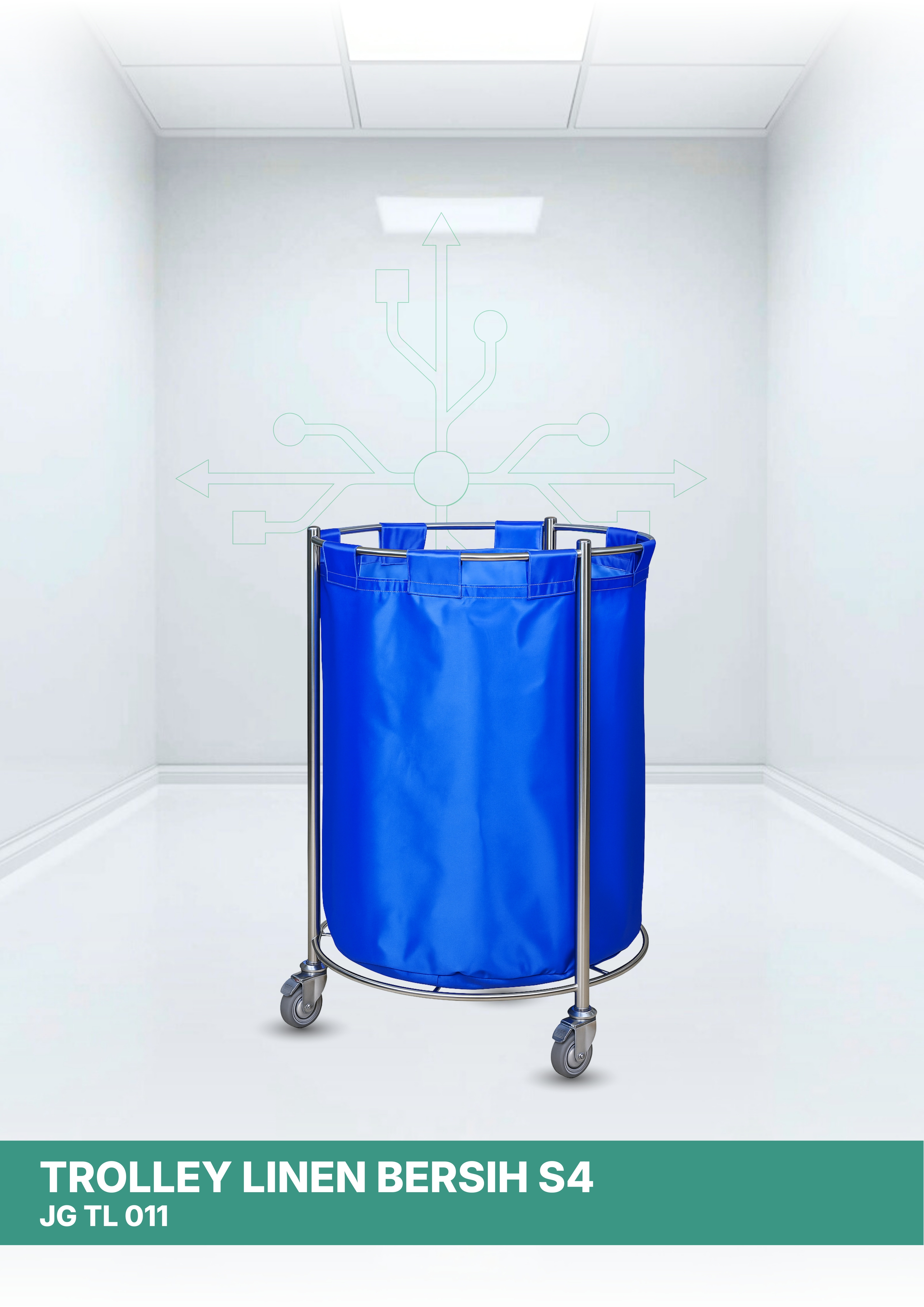 Trolley Linen Bersih S4