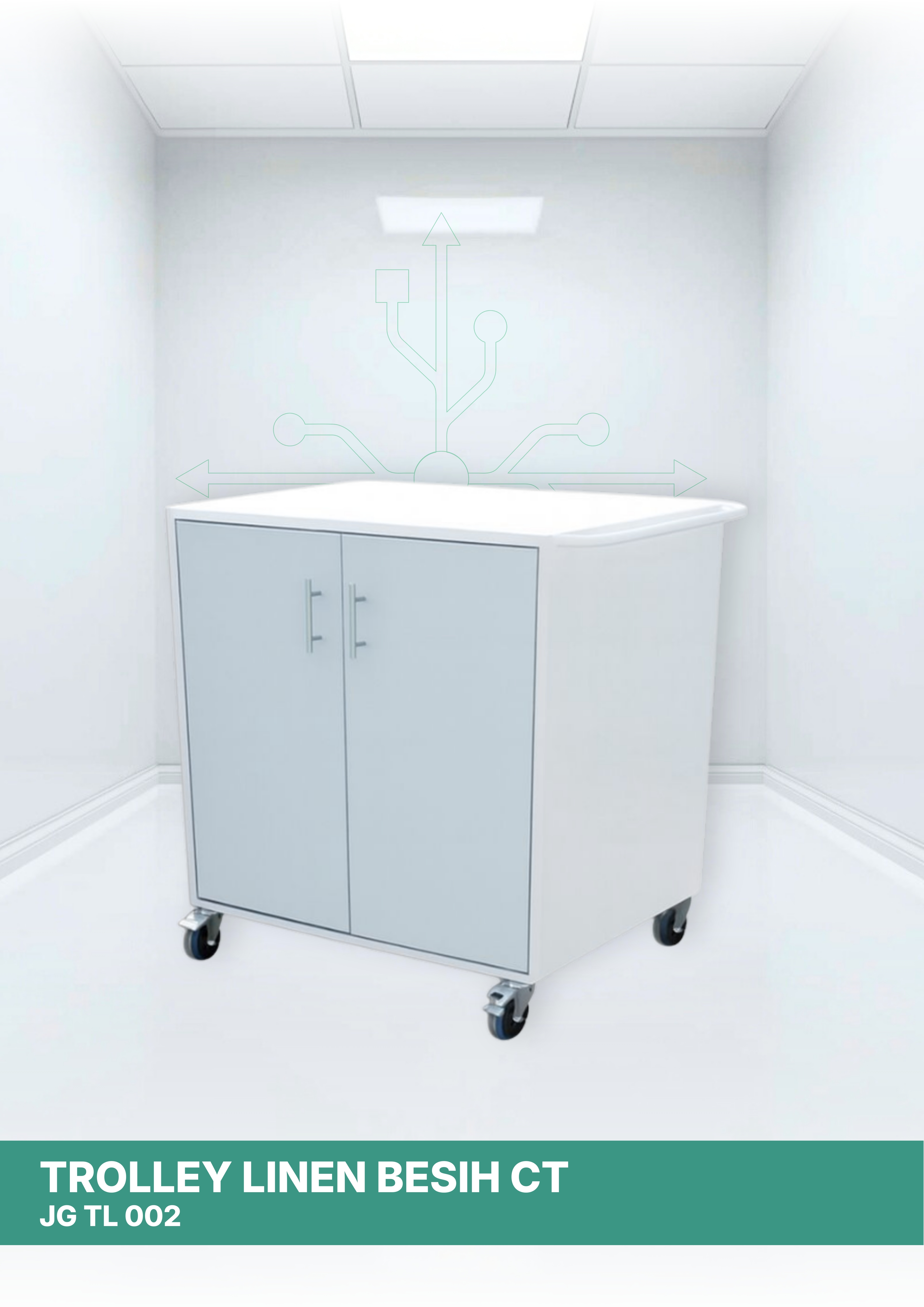 Trolley Linen Bersih CT