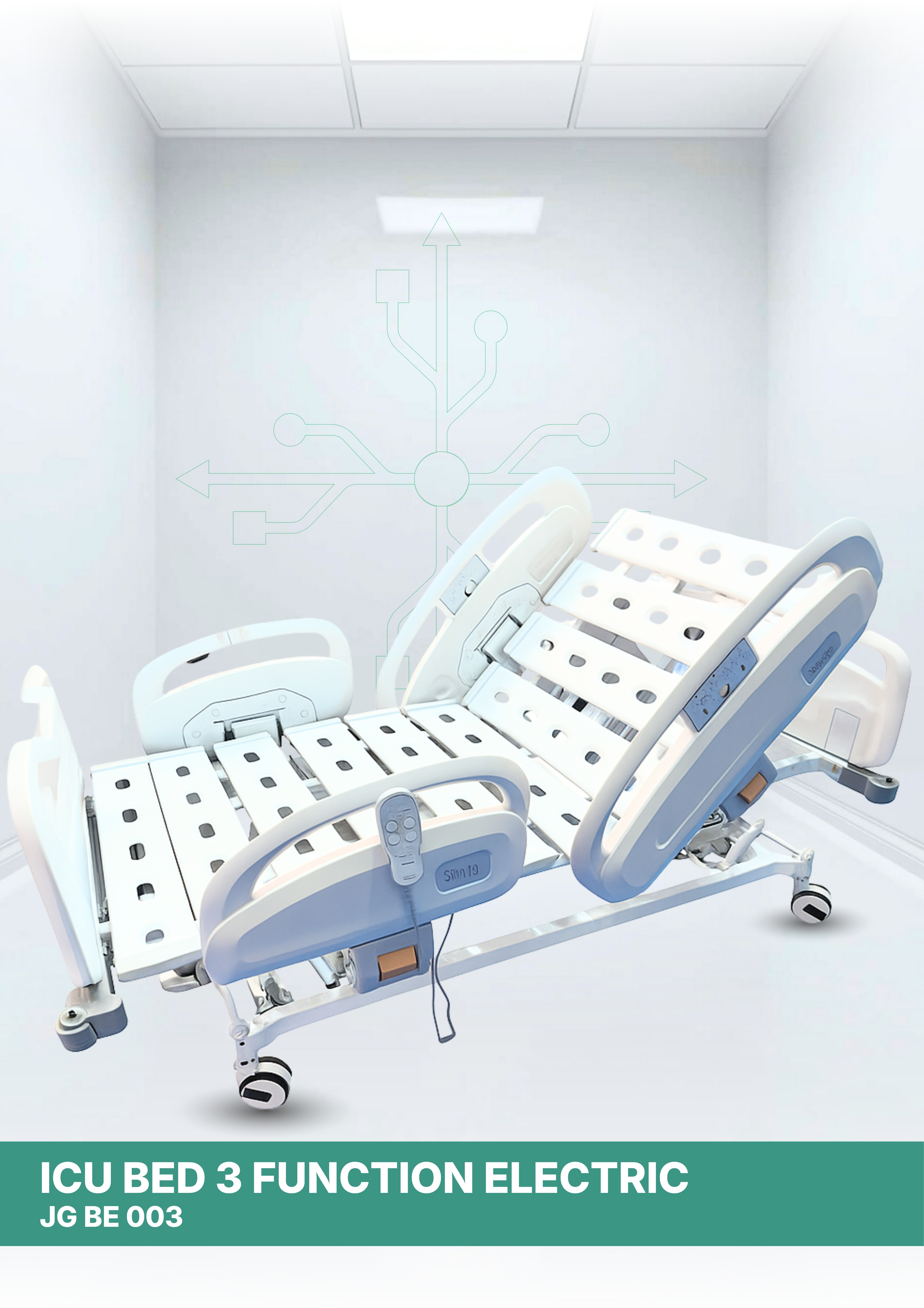 ICU Bed 3 Function Electric