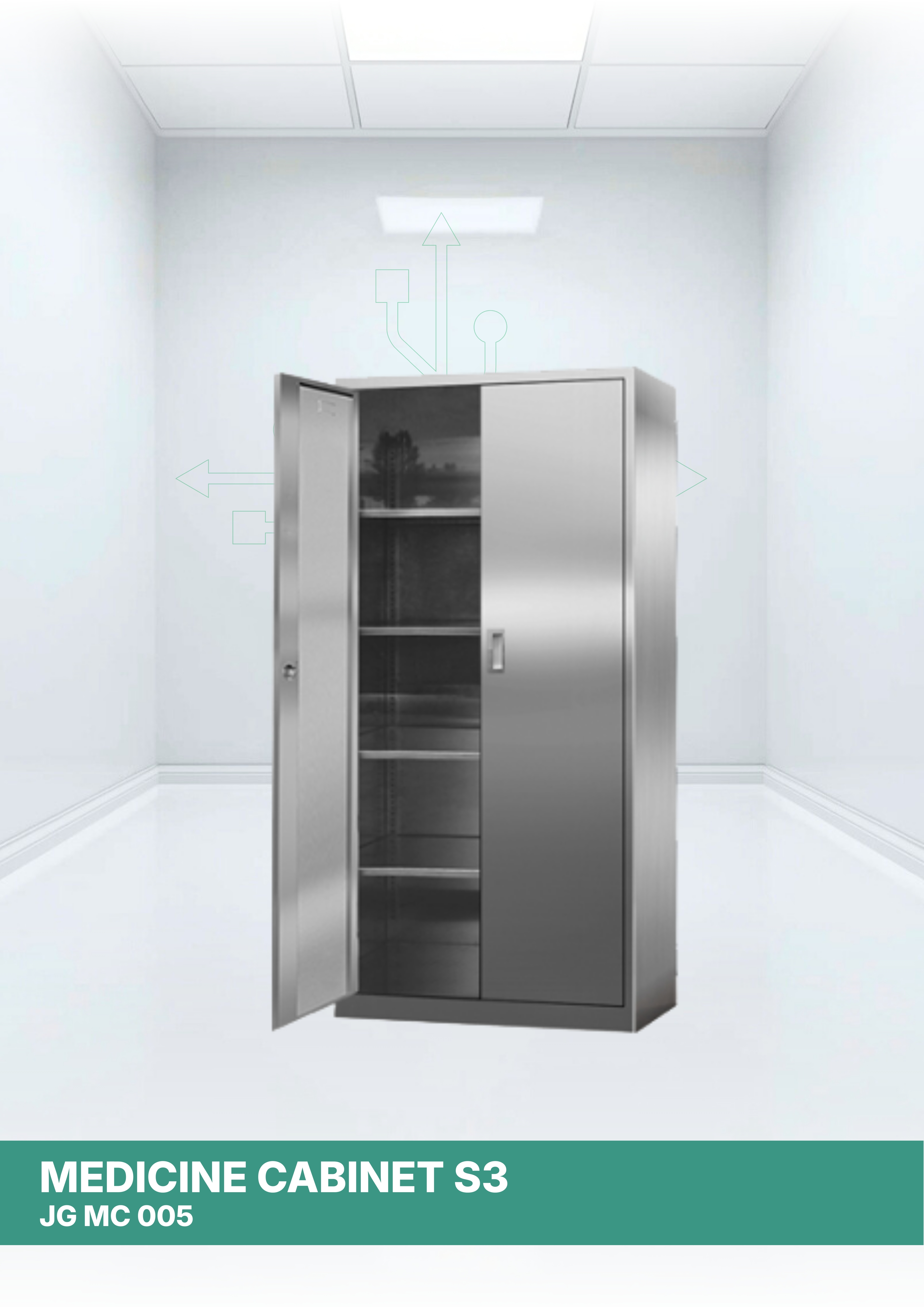 Medicine Cabinet Stainless Steel 304